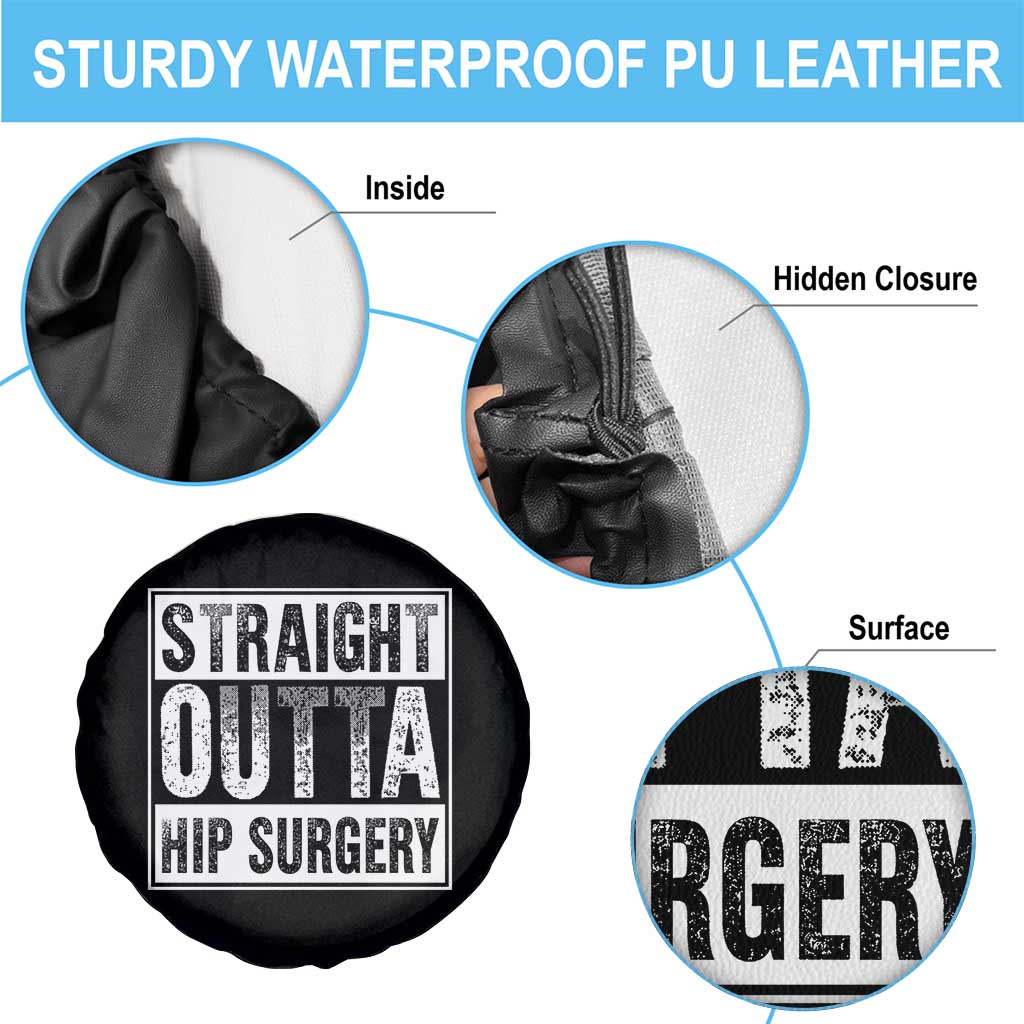 Hip Replacement Recovery Spare Tire Cover Straight Outta Hip Surgery Get Well