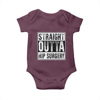Hip Replacement Recovery Baby Onesie Straight Outta Hip Surgery Get Well