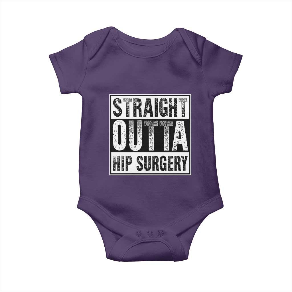 Hip Replacement Recovery Baby Onesie Straight Outta Hip Surgery Get Well