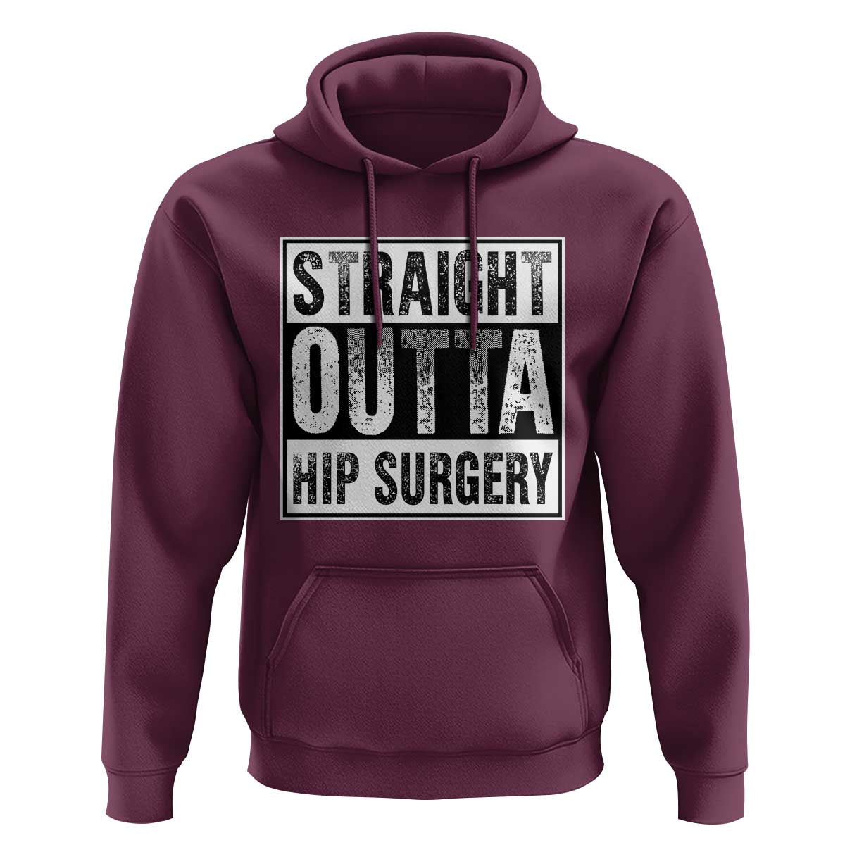 Hip Replacement Recovery Hoodie Straight Outta Hip Surgery Get Well