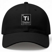 Hip Replacement Recovery Baseball Cap Titanium Ti After Market Parts Surgery Recovery Graphic
