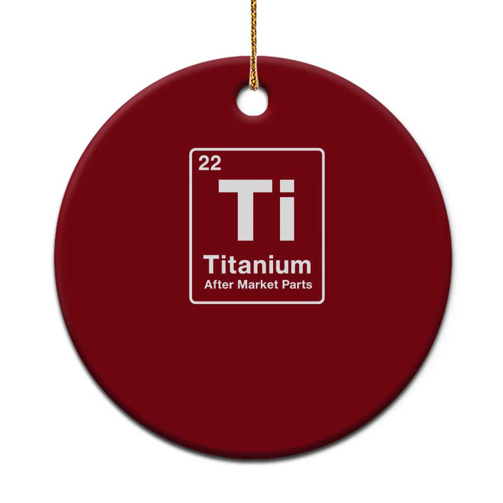 Hip Replacement Recovery Ceramic Ornament Titanium Ti After Market Parts Surgery Recovery Graphic