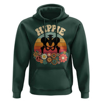 Hip Replacement Recovery Hoodie Hippie 70s Retro Sunset Floral Anatomy Graphic