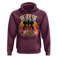 Hip Replacement Recovery Hoodie Hippie 70s Retro Sunset Floral Anatomy Graphic