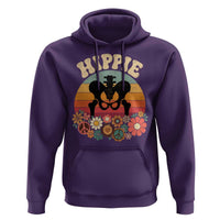 Hip Replacement Recovery Hoodie Hippie 70s Retro Sunset Floral Anatomy Graphic