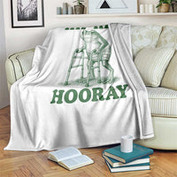 Funny Frog Hip Surgery Recovery Graphic Throw Blanket Get Well Soon Gifts