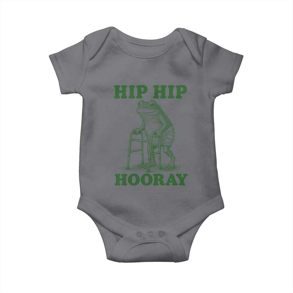 Funny Frog Hip Surgery Recovery Graphic Baby Onesie Get Well Soon Gifts