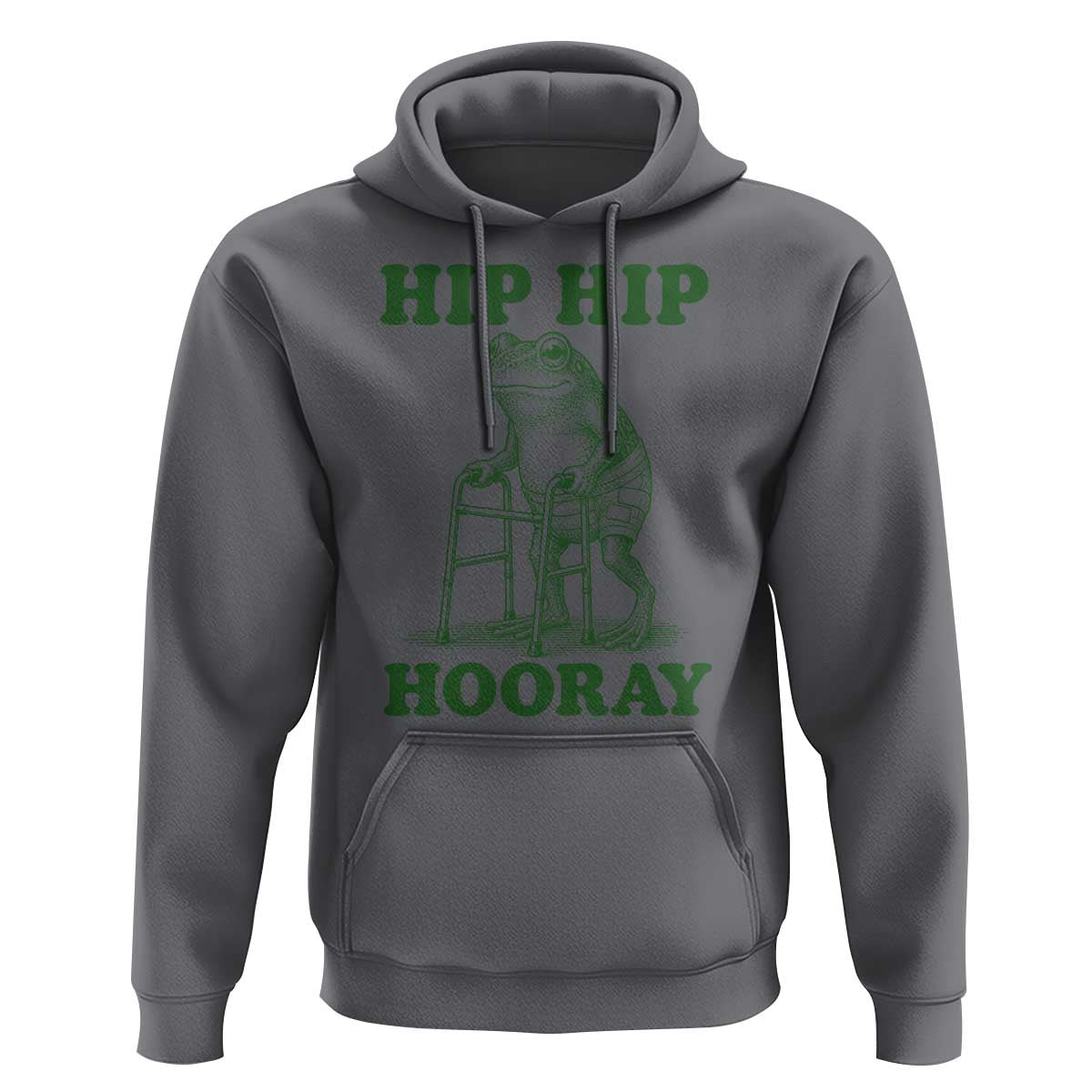 Funny Frog Hip Surgery Recovery Graphic Hoodie Get Well Soon Gifts