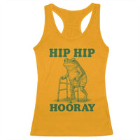 Funny Frog Hip Surgery Recovery Graphic Racerback Tank Top Get Well Soon Gifts
