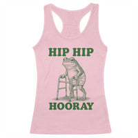 Funny Frog Hip Surgery Recovery Graphic Racerback Tank Top Get Well Soon Gifts