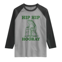 Funny Frog Hip Surgery Recovery Graphic Raglan Shirt Get Well Soon Gifts