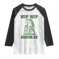 Funny Frog Hip Surgery Recovery Graphic Raglan Shirt Get Well Soon Gifts