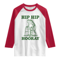Funny Frog Hip Surgery Recovery Graphic Raglan Shirt Get Well Soon Gifts
