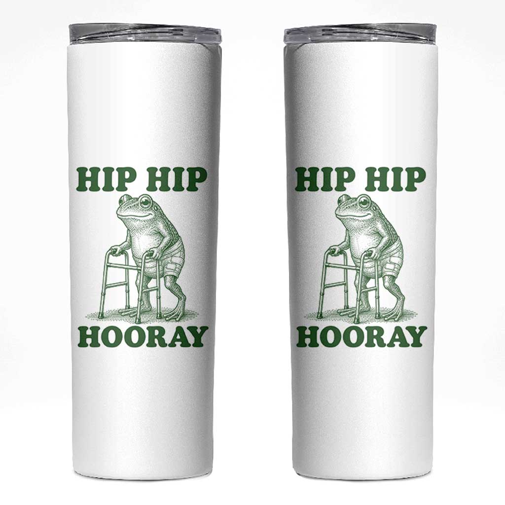 Funny Frog Hip Surgery Recovery Graphic Skinny Tumbler Get Well Soon Gifts