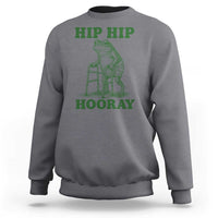 Funny Frog Hip Surgery Recovery Graphic Sweatshirt Get Well Soon Gifts
