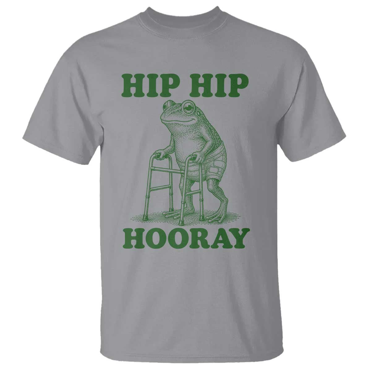 Funny Frog Hip Surgery Recovery Graphic T Shirt Get Well Soon Gifts