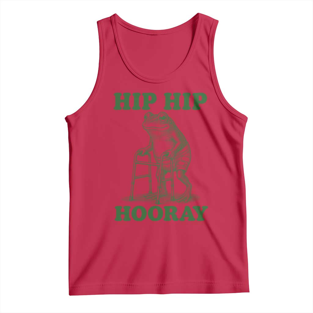 Funny Frog Hip Surgery Recovery Graphic Tank Top Get Well Soon Gifts
