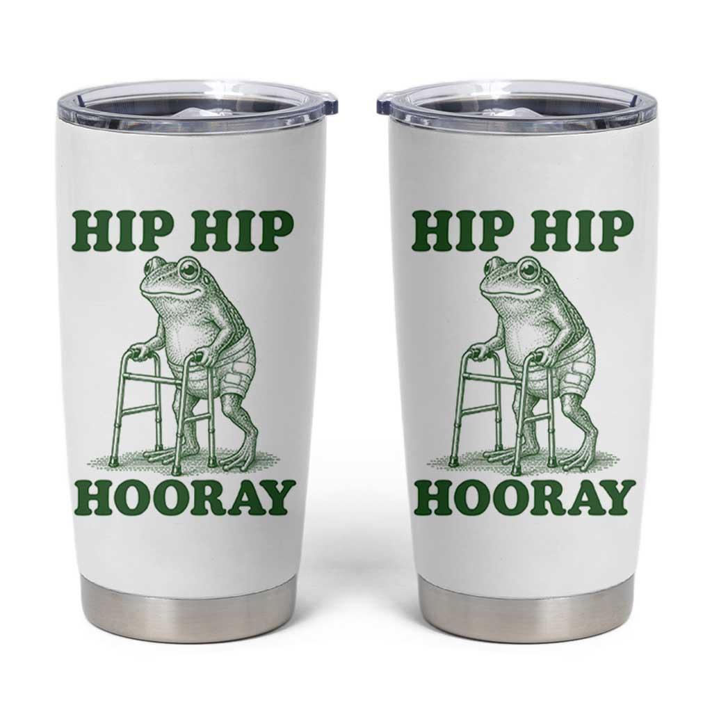 Funny Frog Hip Surgery Recovery Graphic Tumbler Cup Get Well Soon Gifts