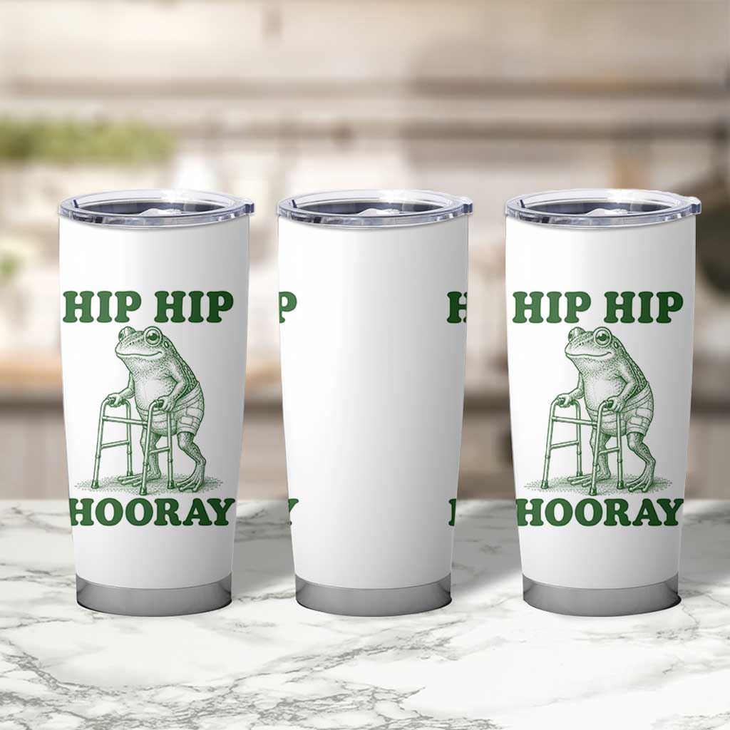 Funny Frog Hip Surgery Recovery Graphic Tumbler Cup Get Well Soon Gifts
