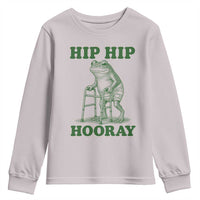 Funny Frog Hip Surgery Recovery Graphic Youth Sweatshirt Get Well Soon Gifts