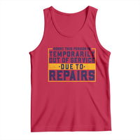 Funny Surgery Recovery Graphic Tank Top Sorry This Person Is Temporarily Out Of Service Hip Knee Shoulder Joint Replacement
