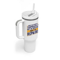 Funny Surgery Recovery Graphic Tumbler With Handle Sorry This Person Is Temporarily Out Of Service Hip Knee Shoulder Joint Replacement