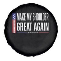 Make My Shoulder Great Again Funny Shoulder Surgery Recovery Spare Tire Cover Vintage USA Flag Patriotic