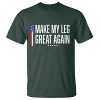 Make My Leg Great Again Funny Broken Leg Surgery Recovery T Shirt Vintage USA Flag Patriotic