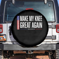 Make My Knee Great Again Funny Broken Knee Surgery Recovery Spare Tire Cover Vintage USA Flag Patriotic