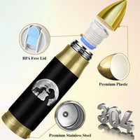 Bigfoot Boop Unicorn Bullet Tumbler Funny Sasquatch Full Moon Fantasy Forest Silhouette