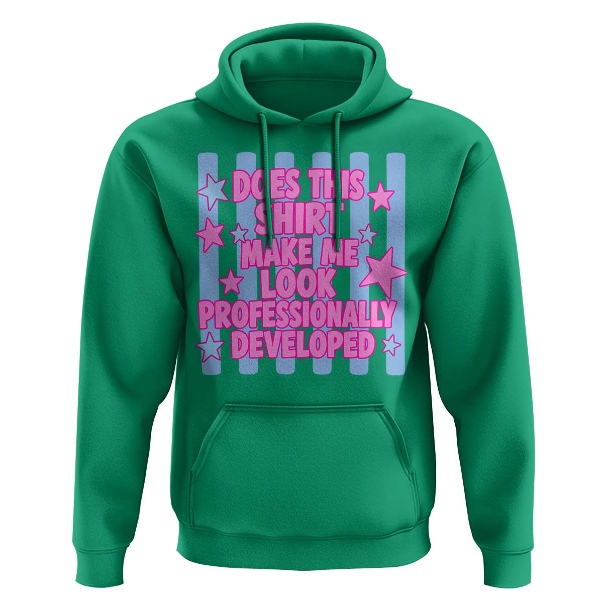 Does This Make Me Look Professionally Developed Hoodie Funny Retro Groovy Pink Graphic
