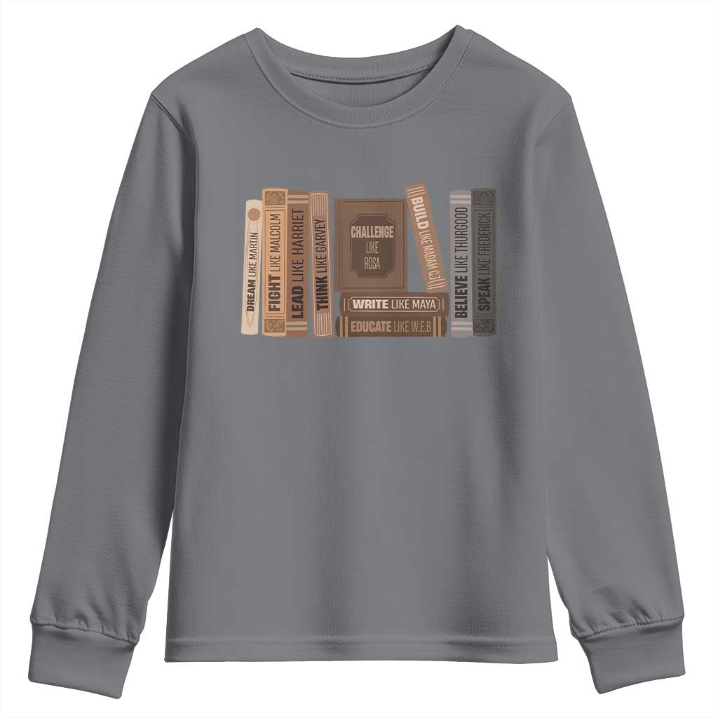 Black History Month Youth Sweatshirt Black Leaders African American Teachers