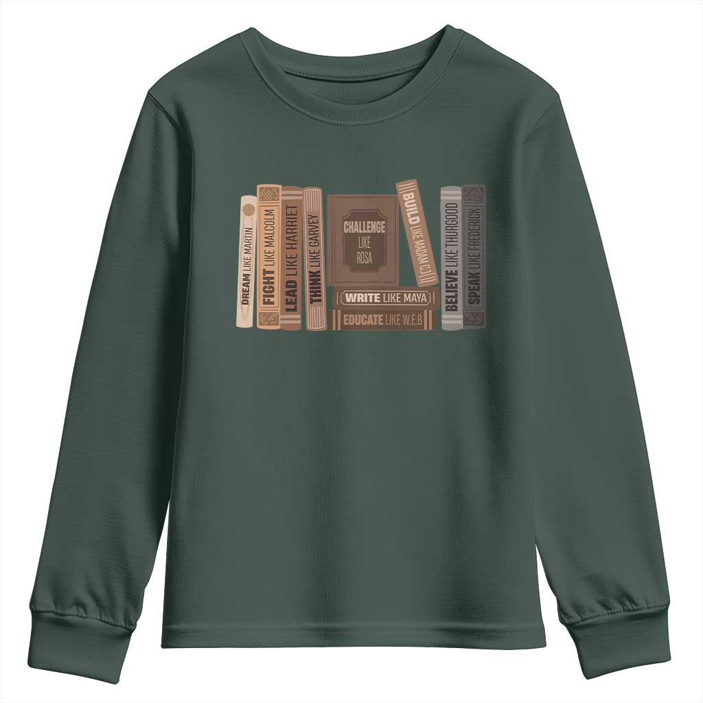 Black History Month Youth Sweatshirt Black Leaders African American Teachers