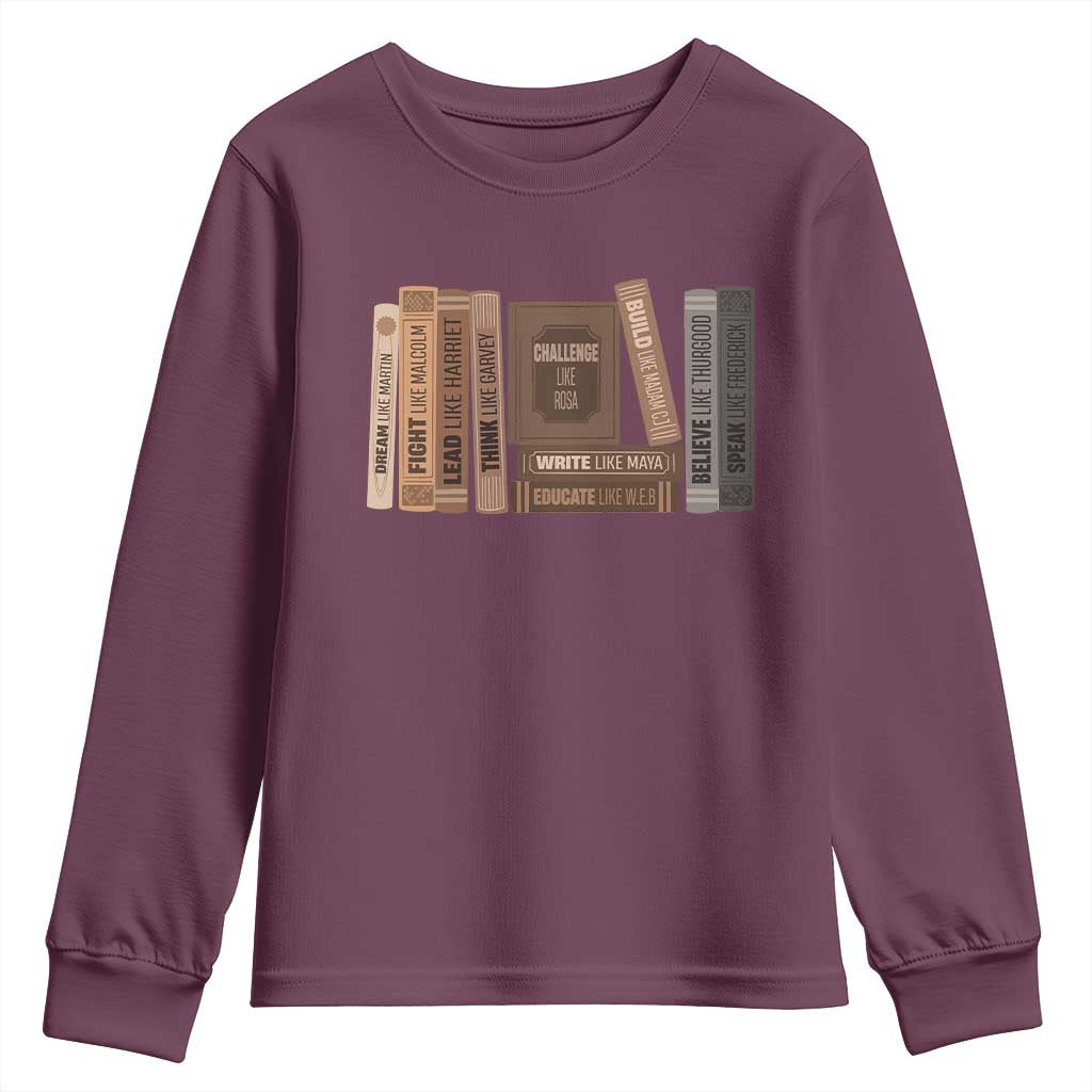 Black History Month Youth Sweatshirt Black Leaders African American Teachers