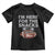 Funny Football Toddler T Shirt I'm Just Here For The Snacks And Beer