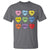 Funny Skibidi Valentine's Day T Shirt Rizz No Cap Conversation Hearts Sigma