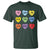 Funny Skibidi Valentine's Day T Shirt Rizz No Cap Conversation Hearts Sigma