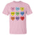 Funny Skibidi Valentine's Day T Shirt Rizz No Cap Conversation Hearts Sigma