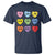 Funny Skibidi Valentine's Day T Shirt Rizz No Cap Conversation Hearts Sigma