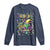 Mardi Gras Long Sleeve Shirt Fleur de Lis Carnival Fat Tuesday
