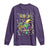 Mardi Gras Long Sleeve Shirt Fleur de Lis Carnival Fat Tuesday