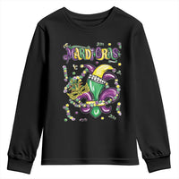 Mardi Gras Youth Sweatshirt Fleur de Lis Carnival Fat Tuesday