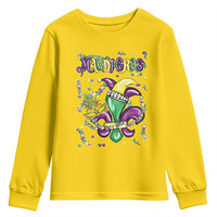 Mardi Gras Youth Sweatshirt Fleur de Lis Carnival Fat Tuesday