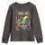 Mardi Gras Youth Sweatshirt Fleur de Lis Carnival Fat Tuesday