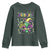 Mardi Gras Youth Sweatshirt Fleur de Lis Carnival Fat Tuesday