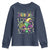 Mardi Gras Youth Sweatshirt Fleur de Lis Carnival Fat Tuesday