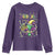 Mardi Gras Youth Sweatshirt Fleur de Lis Carnival Fat Tuesday
