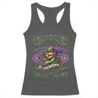 Mardi Gras Crocodile Racerback Tank Top Mardigator Alligator Costume Carnival Ain't No Party Like Mardi Gras