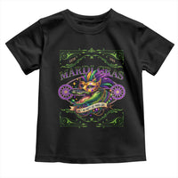 Mardi Gras Crocodile Toddler T Shirt Mardigator Alligator Costume Carnival Ain't No Party Like Mardi Gras