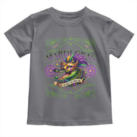 Mardi Gras Crocodile Toddler T Shirt Mardigator Alligator Costume Carnival Ain't No Party Like Mardi Gras